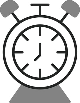 Desk Clock Vector Icon