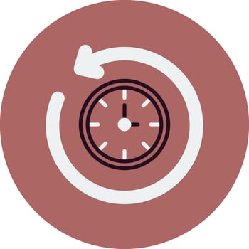 Retrospective Vector Icon