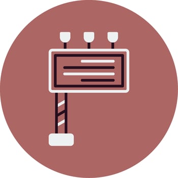 Billboard Vector Icon