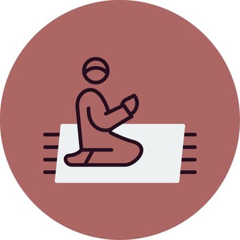 Pray Vector Icon
