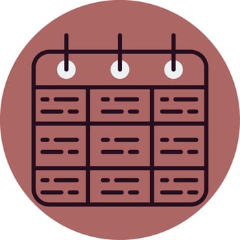 Timetable Vector Icon