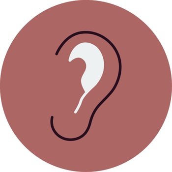 Ear Vector Icon