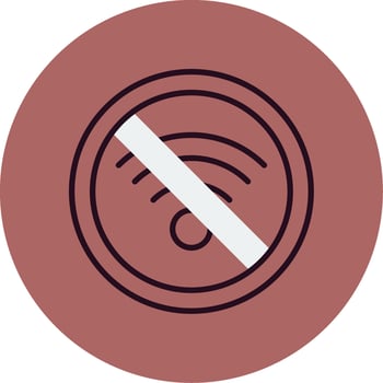 No Wifi Vector Icon
