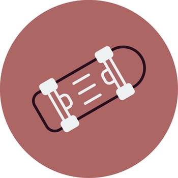 Skateboard Vector Icon