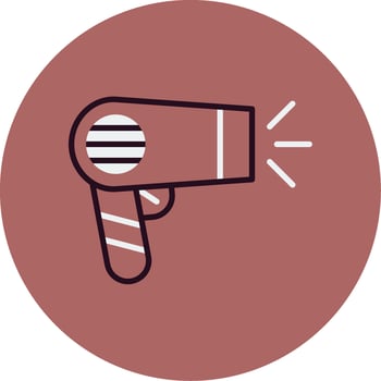 Hair Dryer Vector Icon