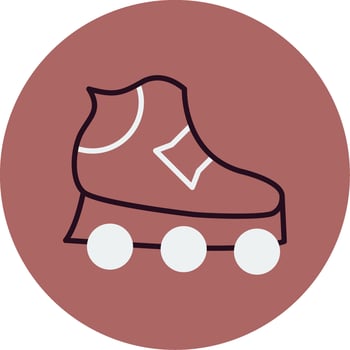 Roller Skate Vector Icon