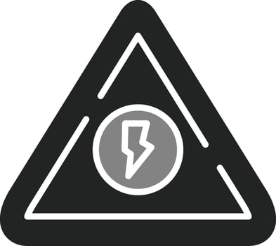 High Voltage Vector Icon