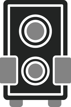 Subwoofer Vector Icon