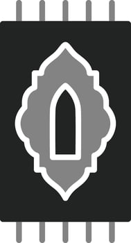Prayer Rug Vector Icon