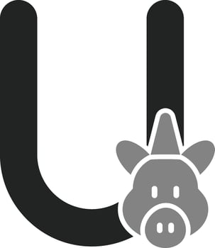 Capital U Vector Icon