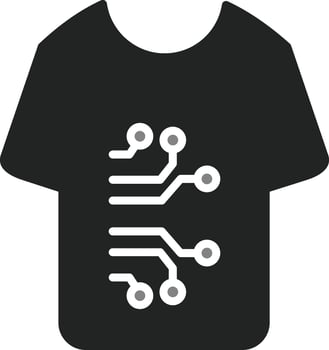 Smart Clothing Vector Icon