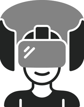Augmented Reality Vector Icon