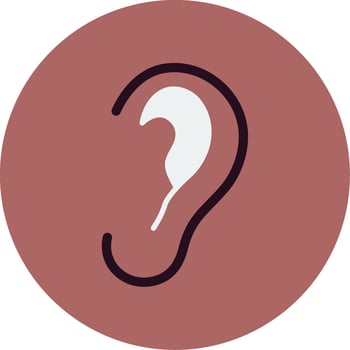 Ear Vector Icon