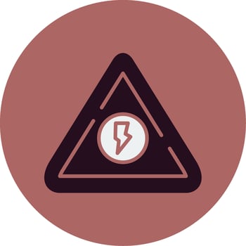 High Voltage Vector Icon