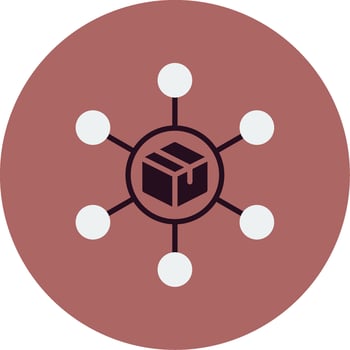 Distribution Center Vector Icon