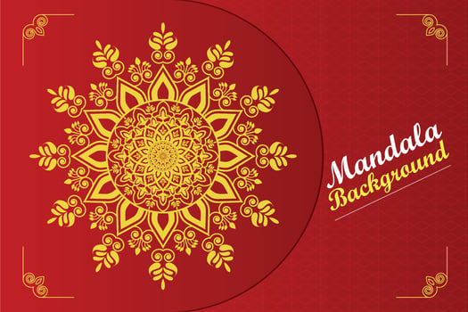 Creative, Modern, Abstract and Professional Coloring Luxury Ornamental Mandala Background Design or Pattern Design Vector