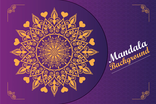 Creative, Modern, Abstract and Professional Coloring Luxury Ornamental Mandala Background Design or Pattern Design Vector