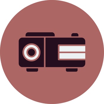 Video Projector Vector Icon