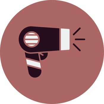 Hair Dryer Vector Icon