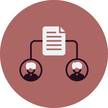 File Share Vector Icon