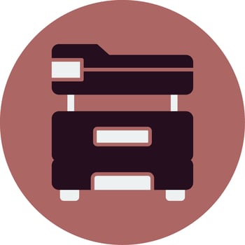 Multifunction Printer Vector Icon