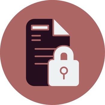 Secure Folder Vector Icon