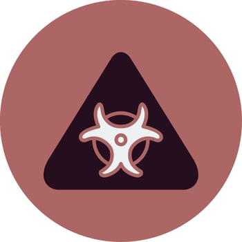 Biological Hazard Vector Icon
