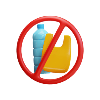 no plastic. 3d Green ecology icon, Clean Energy, Environmental Alternative renewable Energy. png