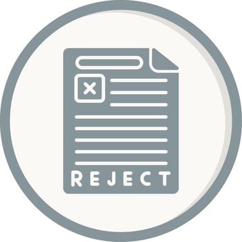 Reject Vector Icon