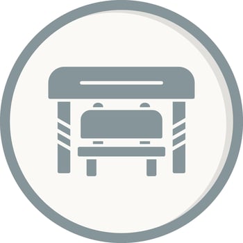 Bus Stop Vector Icon