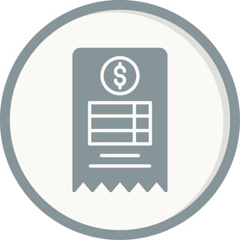 Bill Vector Icon