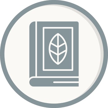Biology Book Vector Icon