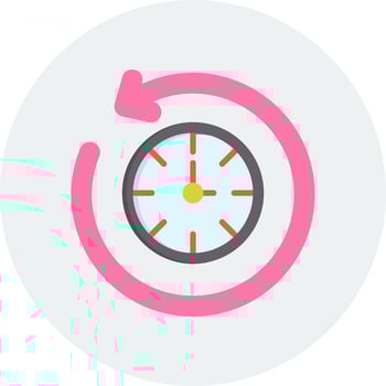 Retrospective Vector Icon