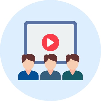Video Presentation Vector Icon