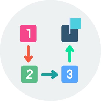 Steps Vector Icon