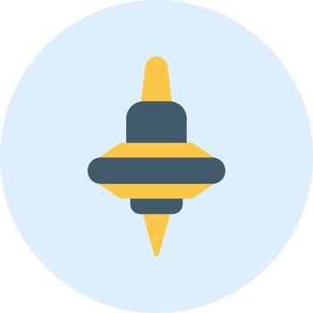 Spinning Top Vector Icon