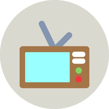 Television Vector Icon