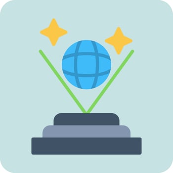 Hologram Vector Icon