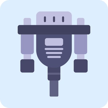 Vga Cable Vector Icon