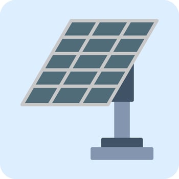 Solar Panel Vector Icon