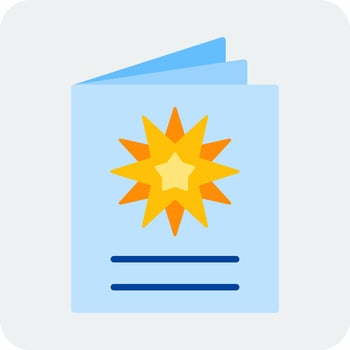 Greeting Card Vector Icon