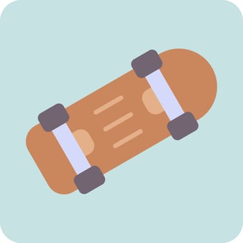 Skateboard Vector Icon