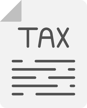 Tax Vector Icon