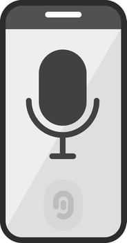 Voice Recognition Vector Icon