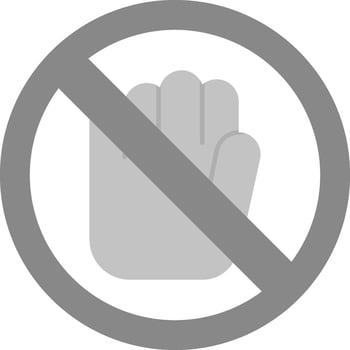 No Touch Vector Icon