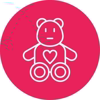Teddy Bear Vector Icon