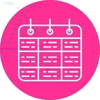 Timetable Vector Icon