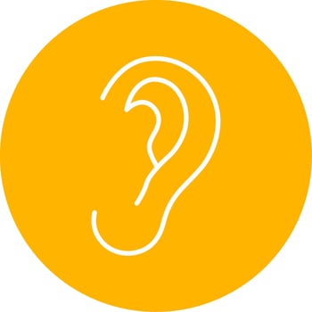 Ear Vector Icon