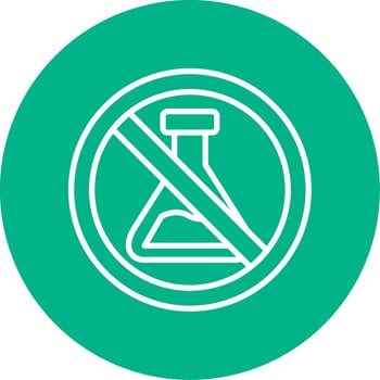 No Chemical Vector Icon