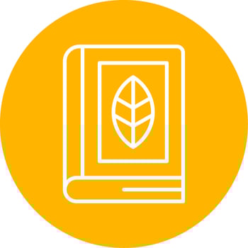Biology Book Vector Icon